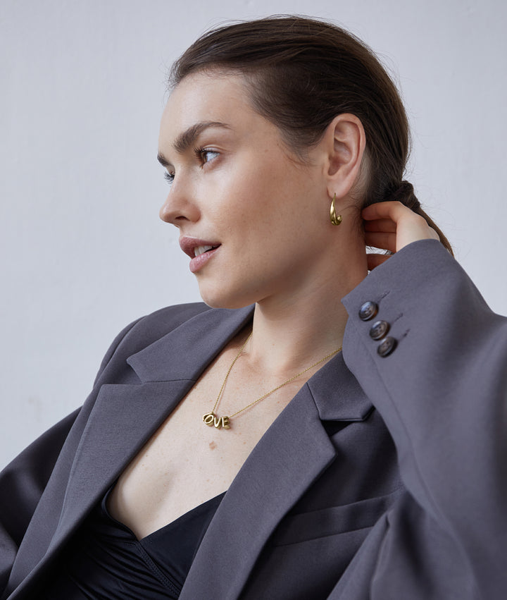 The Classy Drop Creole in Gold