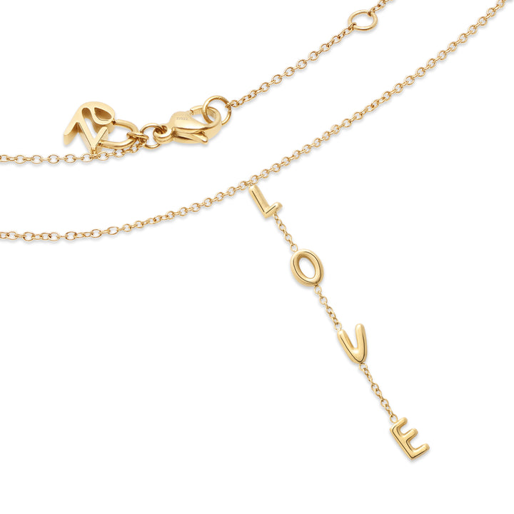 Love Letters Halskette in Gold