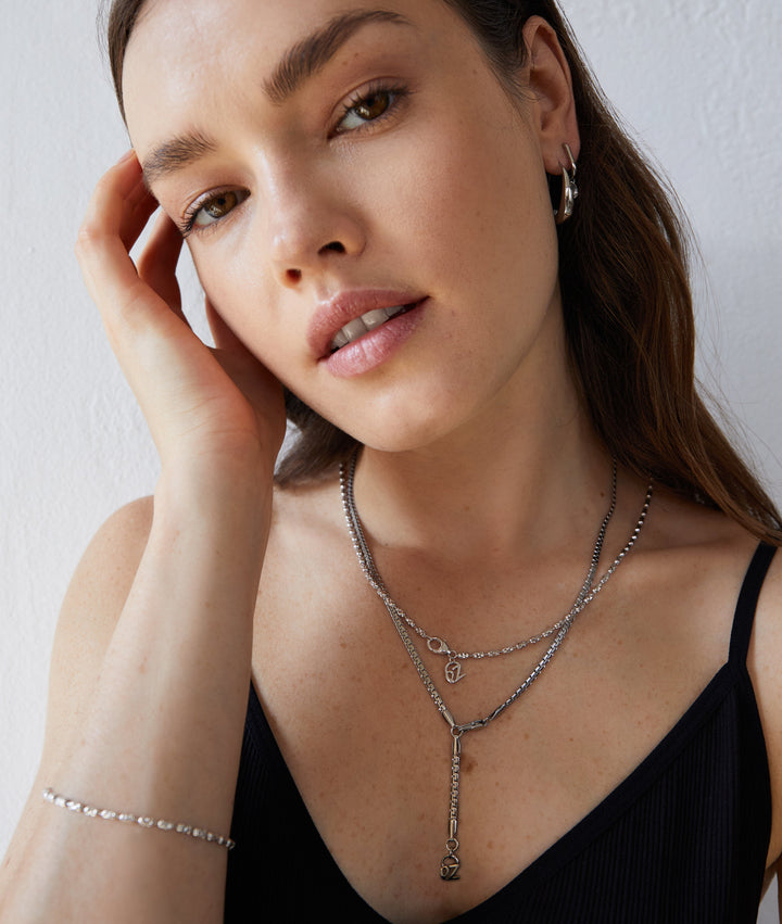 The Y-Sleek Halskette in Silber